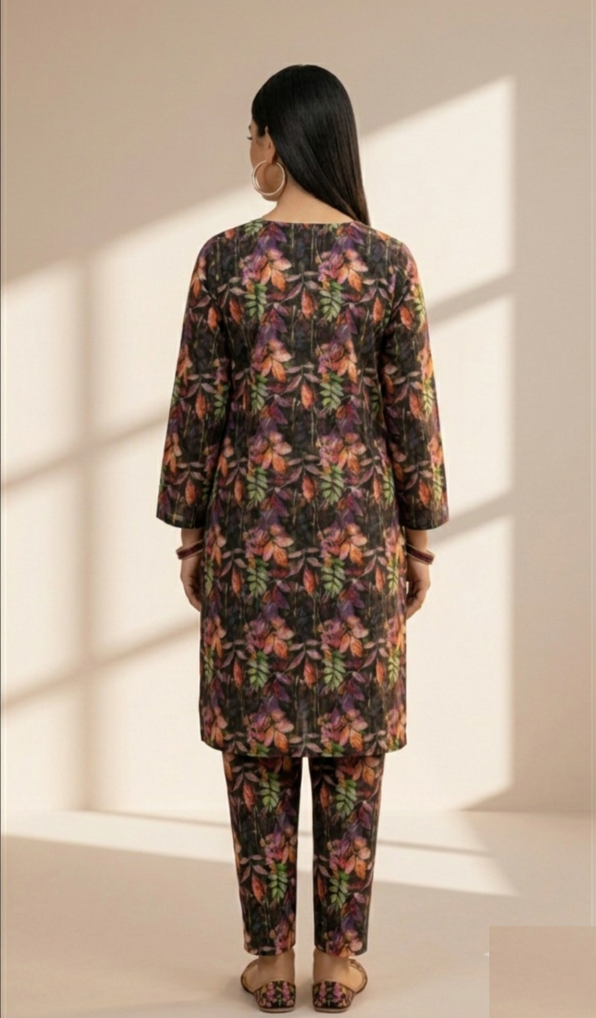 Printed 2-Piece Suit - Pink Floral