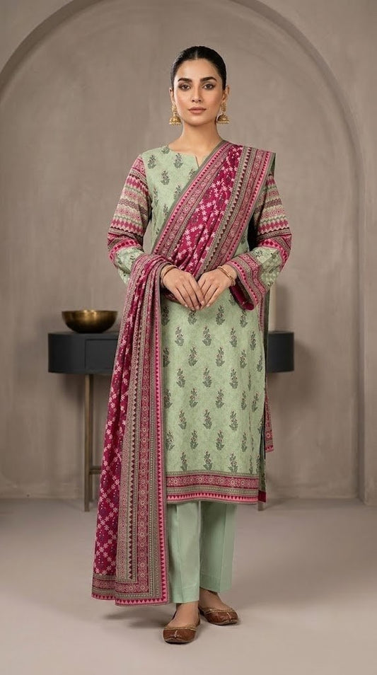 Pistachio Berry – Soft Sage Green 3-Piece