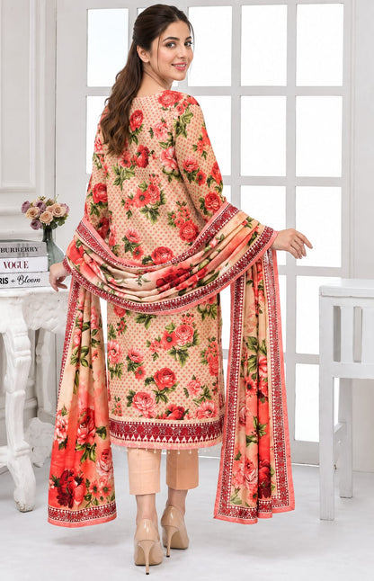 Beige Rose 3-Piece Suit