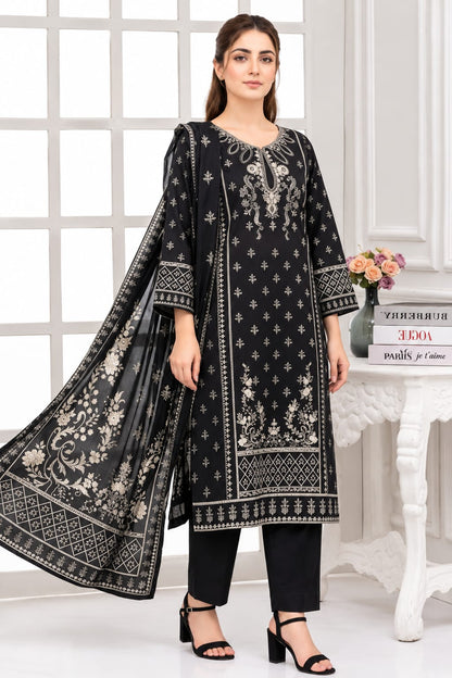 Black Motif 3-Piece Suit