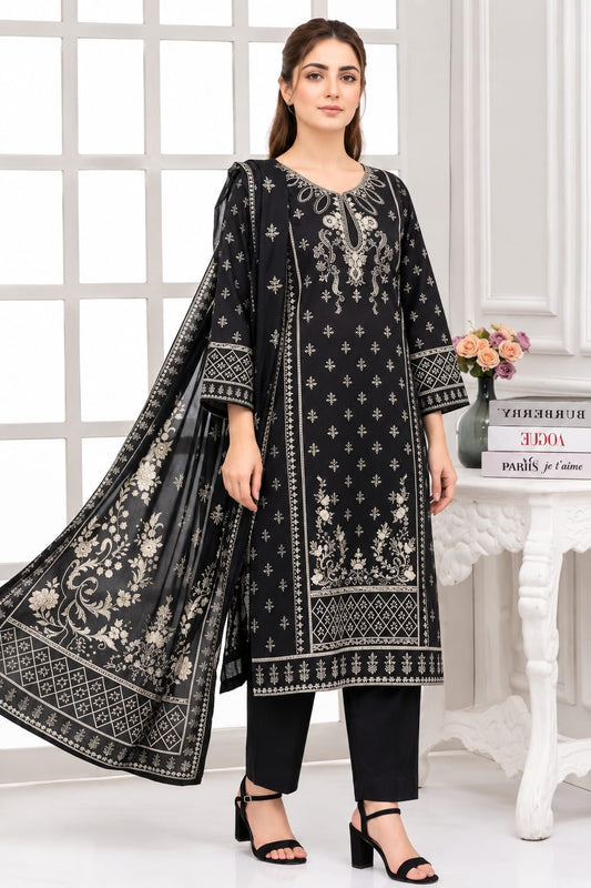 Black Motif 3-Piece Suit