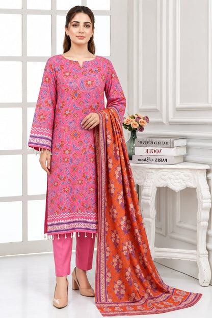 Pink Floral 3-Piece Suit