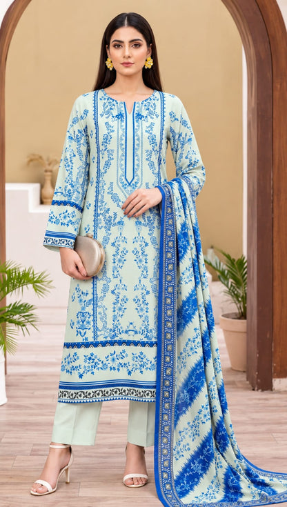 Mint Blue 3-Piece Suit