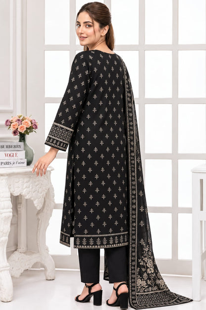 Black Motif 3-Piece Suit